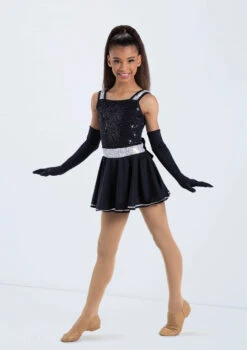 Weissman One Kiss -Dance Costume Store 14156 black 6602 15337.1678888934