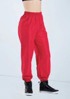 Weissman Mid Rise Track Pants -Dance Costume Store AH12549 red 120 99522.1678890642