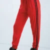 Weissman Side Stripe Track Pants -Dance Costume Store AH9281 red 030 84960.1678890728