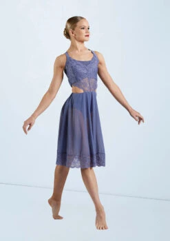 Weissman Jealous -Dance Costume Store D11787 slateblue 8392 07589.1678890837