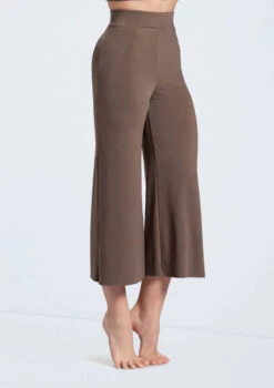 Weissman Matte Jersey Culottes -Dance Costume Store MJ12791 mocha 478 72817.1678891070