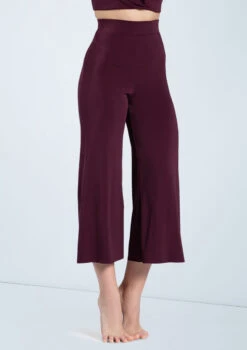Weissman Matte Jersey Culottes -Dance Costume Store MJ12791 raisin 206 64442.1678891071