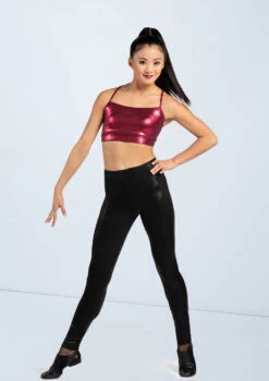 Weissman Metallic Racerback Bra Top 21 Weissman Metallic Racerback Bra Top -Dance Costume Store ML2962 blackcherry ML8190 black 0995 71241.1698840495