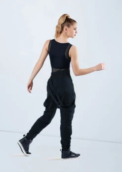 Weissman Mesh Detail Sleeveless Leotard -Dance Costume Store MT12491 black AH10511 803 45769.1678891221