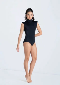 Weissman Strong Shoulder Leotard -Dance Costume Store MT13224 black 469 85726.1698840510