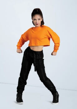 Weissman Cropped Long Sleeve Tee 13 Weissman Cropped Long Sleeve Tee -Dance Costume Store PT12726 ember AH12406 black 7706 58974.1698840515