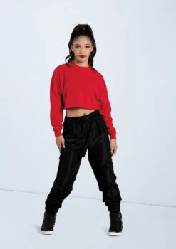 Weissman Cropped Long Sleeve Tee 10 Weissman Cropped Long Sleeve Tee -Dance Costume Store PT12726 red AH12406 black 7601 72059.1678891438