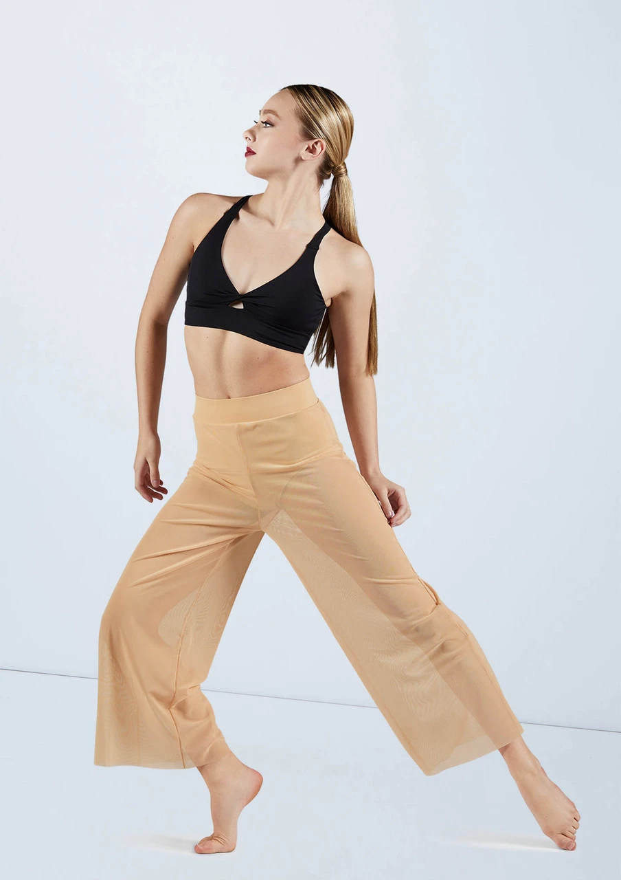 Weissman Mesh Culotte Pants 4 Weissman Mesh Culotte Pants - Image 2