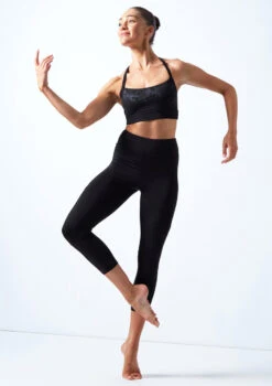 Bloch Polina Camisole Crop Top -Dance Costume Store bl39347 blk fmain 42044.1692919609