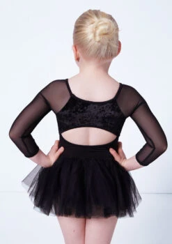 Bloch Girls Kelsey Tutu Leotard -Dance Costume Store blcl0249 black close up back 01065.1675901673