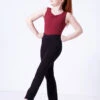 Bloch V-Front Coupe Jazz Pants -Dance Costume Store blcp5453 black front 1 16454.1689290314