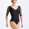 Ballet Rosa Maisie Zip Leotard -Dance Costume Store brmaisie black front 45993.1686160661