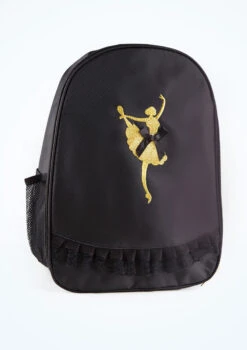 Capezio Ballet Bow Backpack -Dance Costume Store cab280 black front 54835.1693524201