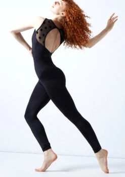Move Dance Ariella Open Back Catsuit -Dance Costume Store moc0636 black back 1t 43954.1692921180