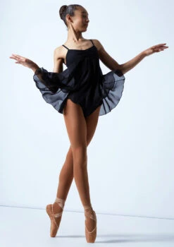 Move Dance Myla Skirted Leotard -Dance Costume Store mol5158 black front 1 22209.1678884429