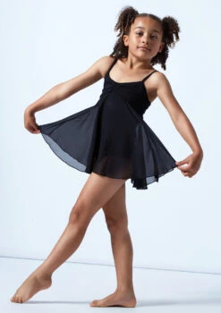 Move Dance Myla Skirted Leotard -Dance Costume Store mol5158 black front 4 15304.1678884429