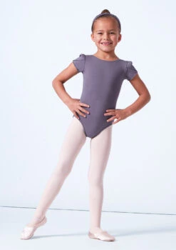 Move Dance Macey Girls Leotard -Dance Costume Store mol5503 steel grey front 1 48738.1684798995