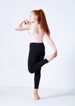 Move Dance Lana Girls Dance Leggings -Dance Costume Store mop5004 black back 39388.1689206359