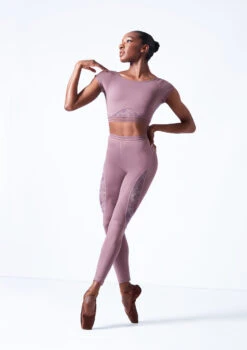 Move Dance Zorya Cap Sleeve Crop Top 14 Move Dance Zorya Cap Sleeve Crop Top -Dance Costume Store mos0603 orchid pink front 1 95380.1683070441