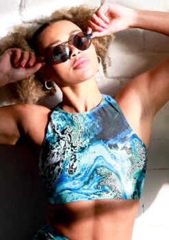 Move Dance Stellar Cross Back Crop Top - Pacific 16 Move Dance Stellar Cross Back Crop Top - Pacific -Dance Costume Store mos0905 pac close up front 2 08537.1678884803