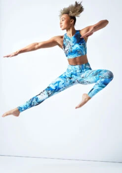 Move Dance Stellar Cross Back Crop Top - Pacific 13 Move Dance Stellar Cross Back Crop Top - Pacific -Dance Costume Store mos0905 pac front 2 20679.1678884802