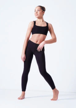 Move Dance Lola Bra Top -Dance Costume Store moz0252 black front 1 83741.1678884908
