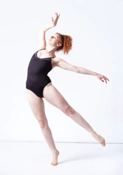 So Danca Aylse Camisole Leotard -Dance Costume Store rde2522 black front 2 90873.1696332682